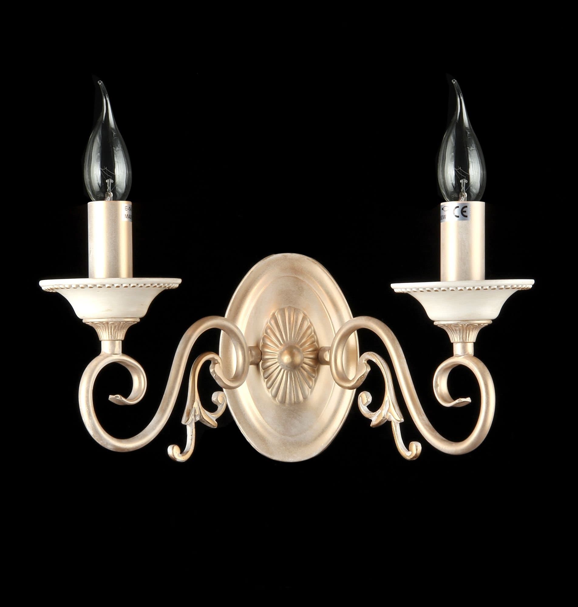 Maytoni Elegant Perla Кремовый с Золотом Бра 2xE14 60W ARM337-02-R — миниатюра 5