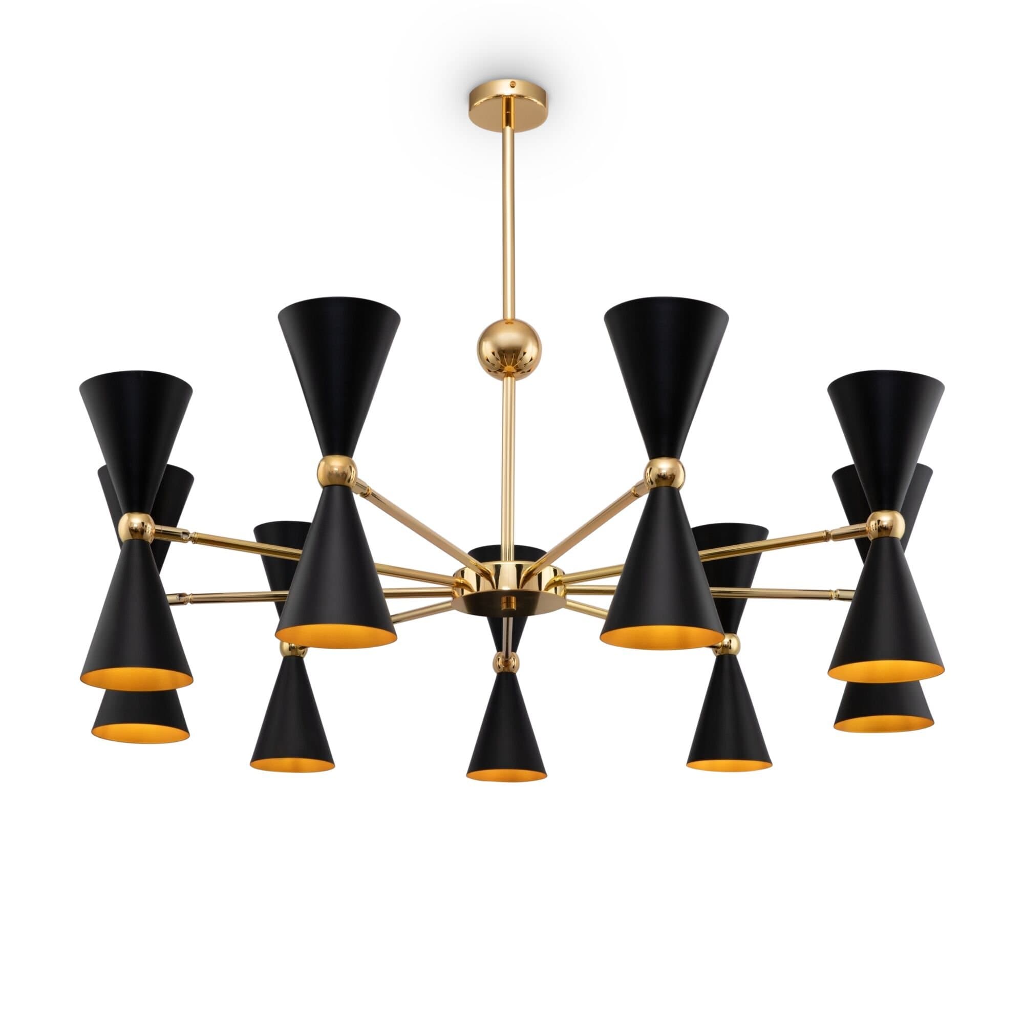Maytoni Modern Черный с Золотом Светильник подвесной MOD108PL-18GB — миниатюра 2