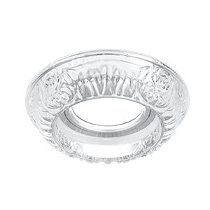 Gauss Светильник Glass Gu5.3 1/40 кристалл/хром CR052