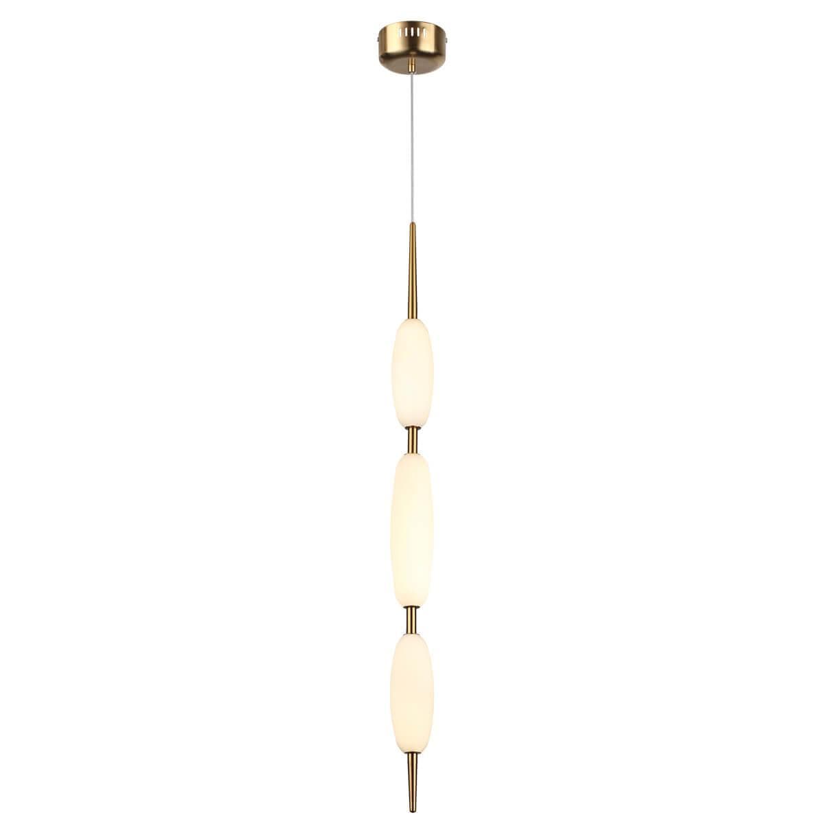 Odeon Light 4792/28L PENDANT ODL21 009 бронзовый/белый Подвес LED 28W SPINDLE — миниатюра 1