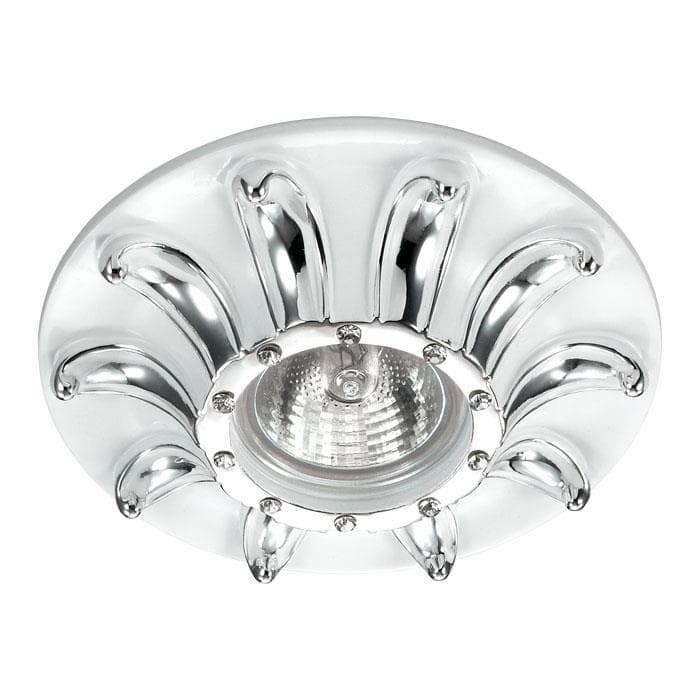 Novotech 370328 NT17 110 белый/хром Встраиваемый декоративный светильник GX5.3 50W 12V PATTERN