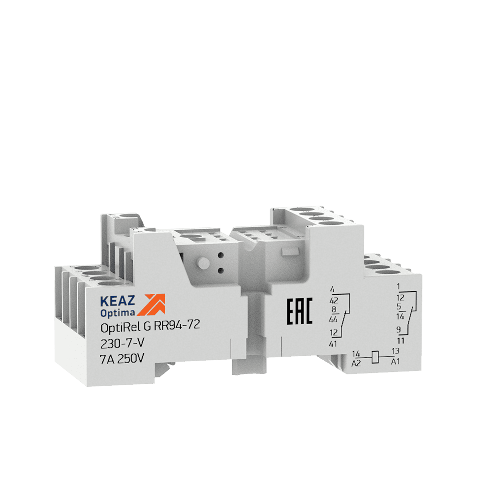 КЭАЗ Розетка для реле OptiRel G RR94-74-230-7-V