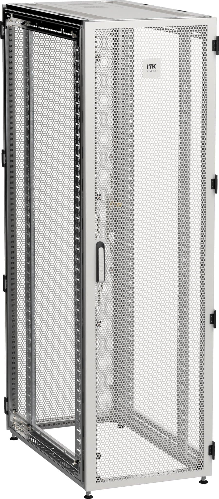 IEK ZPAS ITK Шкаф серв. 19" 47U 600х1200мм одноствор. сер. РФ ZP35-47U-0612-PP-R