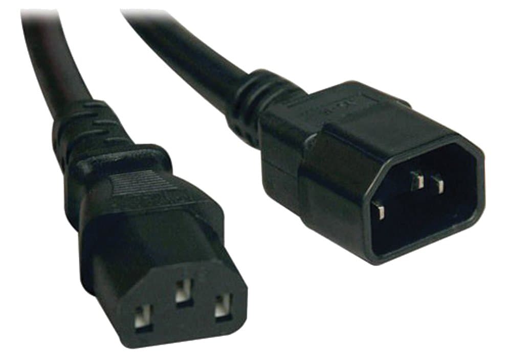 IEK ITK Кабель электропитания 3х1,5 2М с разъёмами С13-C14 PC-C13C14-2M — миниатюра 1