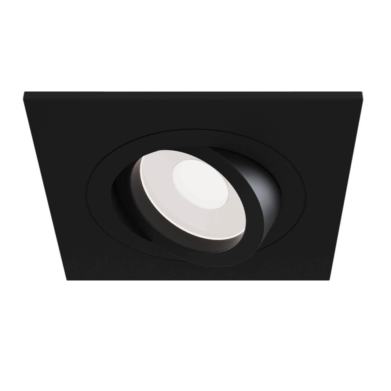 Maytoni Technical Atom Черный Встраиваемый светильник GU10 50W DL024-2-01B