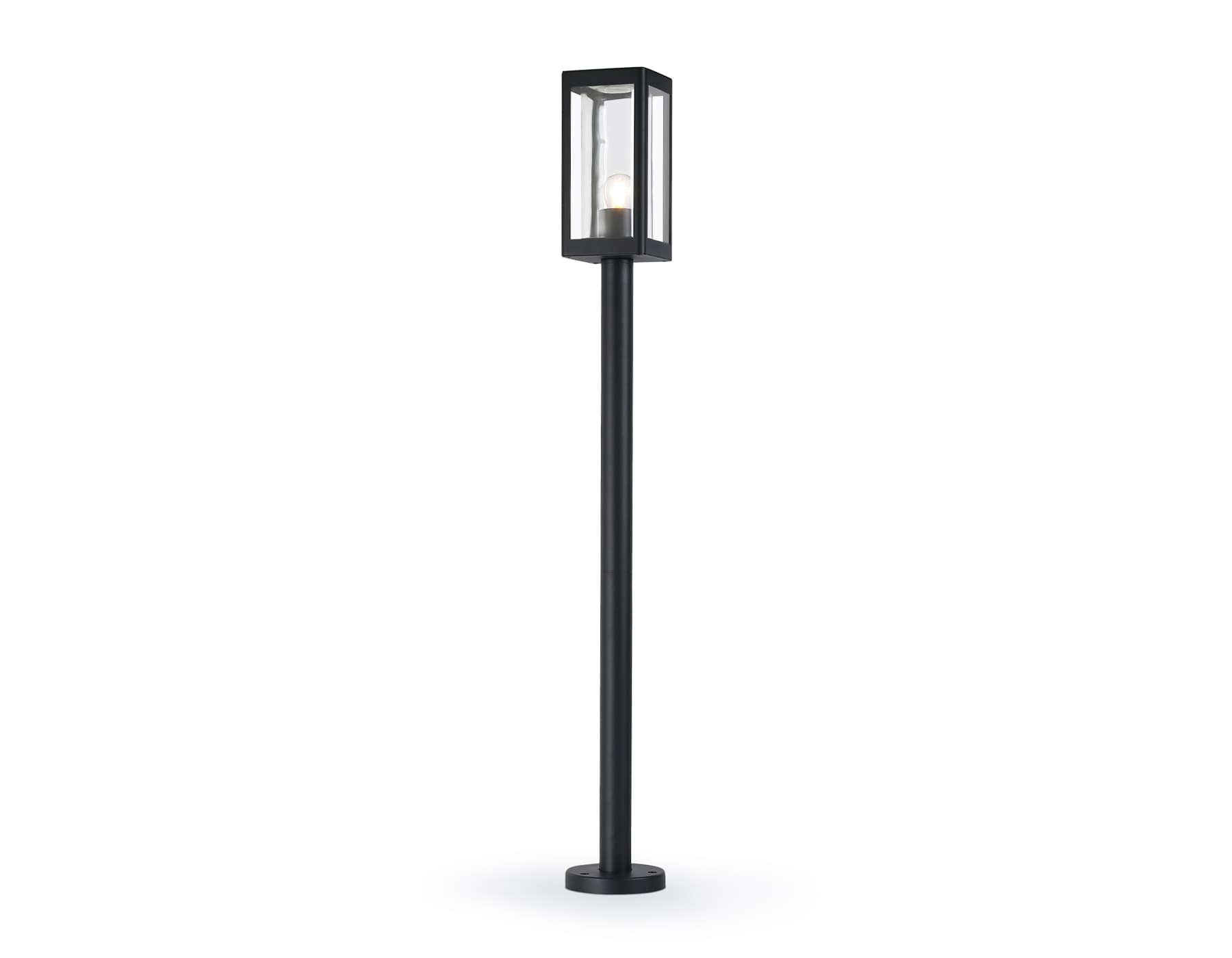 Ambrella Светильник уличный ландшафтный ST2425 BK/CL черный/прозрачный IP54 E27 max 40W 110*110*1000