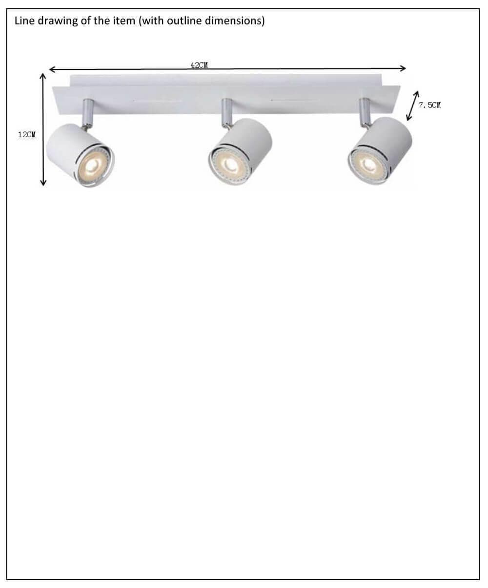 Lucide Rilou Модерн Металл Спот GU10 4,5W 26994/15/31 — миниатюра 4