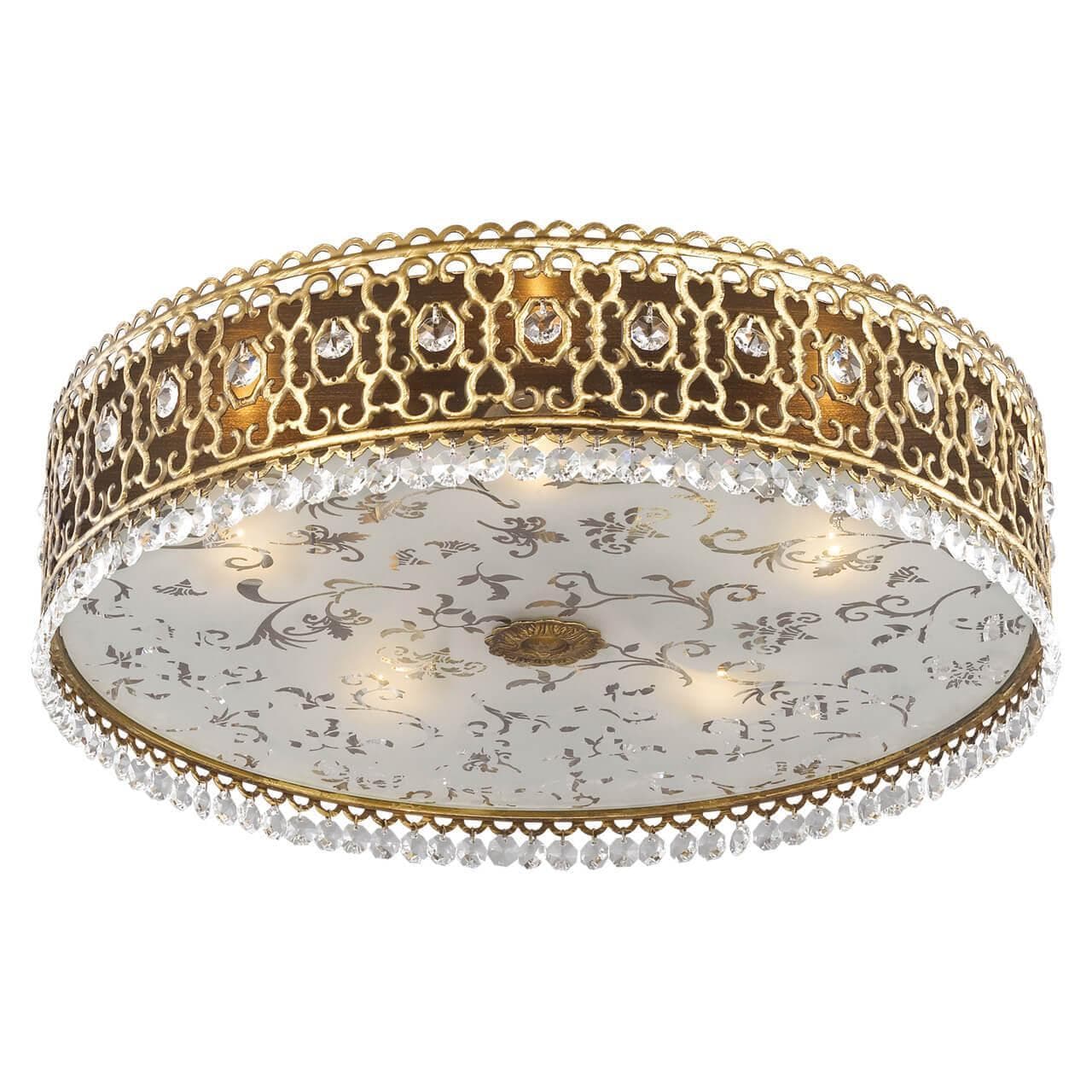 Odeon Light 2641/5C ODL14 239 "под бронзу"/хрусталь Потолочн светильник  E14 5*40W 220V Salona — миниатюра 1