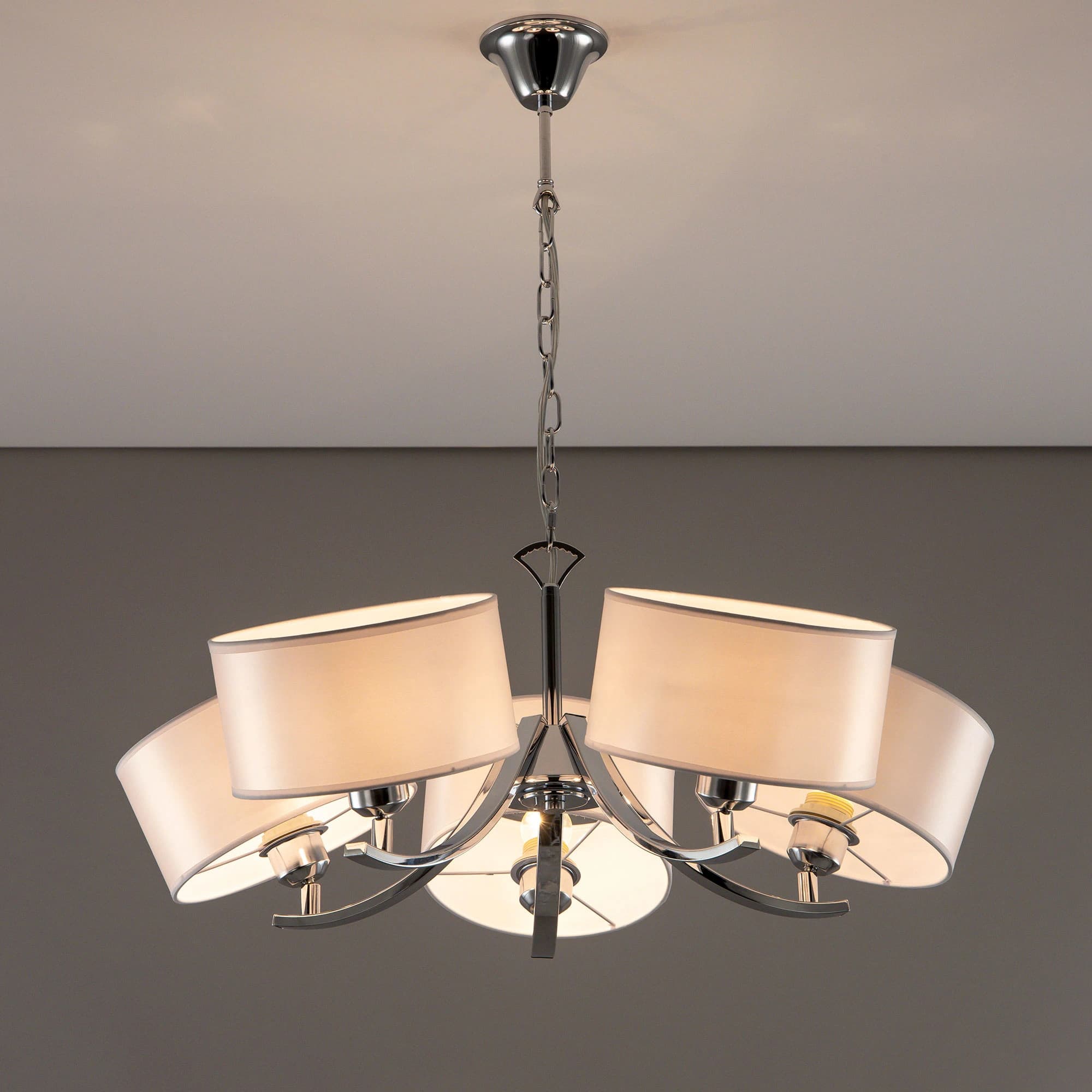 Citilux CL466150 Эвита Хром+Белый Люстра — миниатюра 10