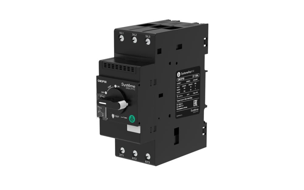 Systeme Electric Авт.выкл.защ.дв. GM3P 30-40A комб.расцепитель пов.рук. винт.заж.