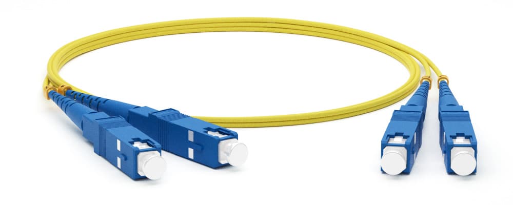Hyperline FC-D2-9-SC/UR-SC/UR-H-1M-LSZH-YL Патч-корд волоконно-оптический (шнур) SM 9/125 (OS2), SC/UPC-SC/UPC, 2.0 мм, duplex, LSZH, 1 м 238508