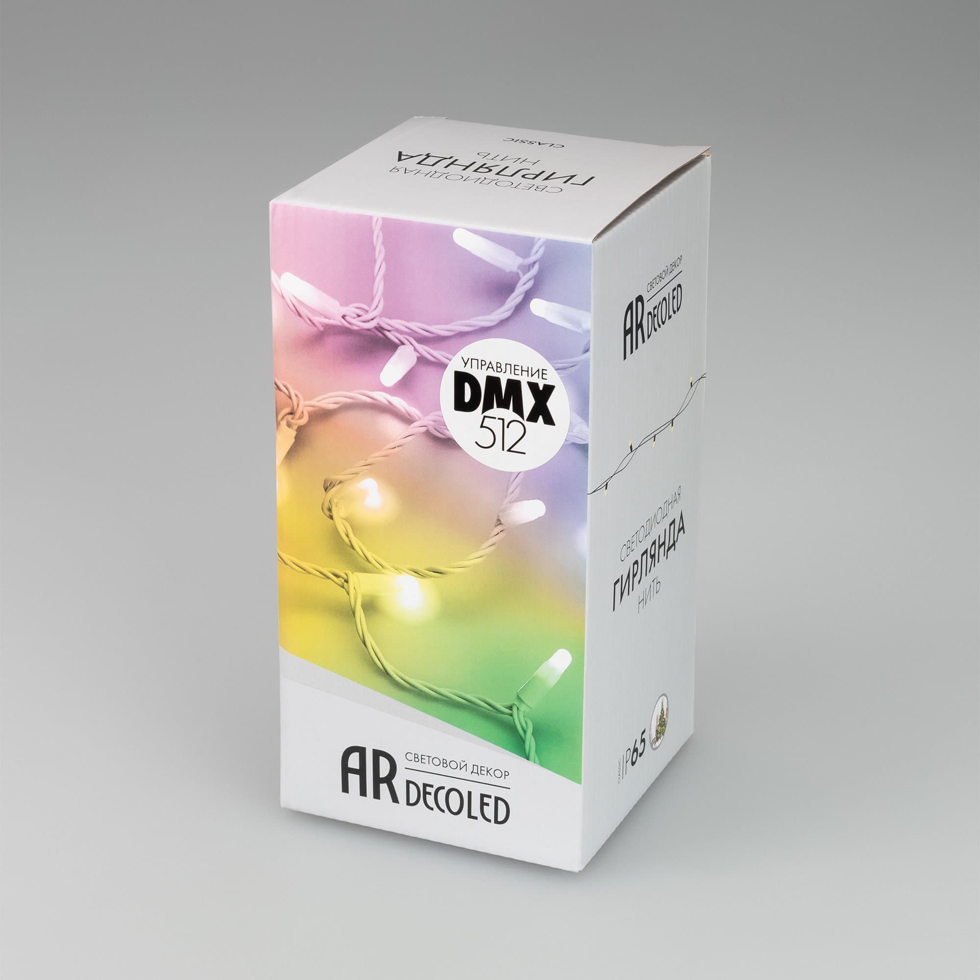 Arlight Светодиодная гирлянда ARD-STRING-CLASSIC-10000-BLACK-95LED-MILK-LIVE RGBW-DMX (24V, 10W) (Ardecoled, IP65) 031747 — миниатюра 3