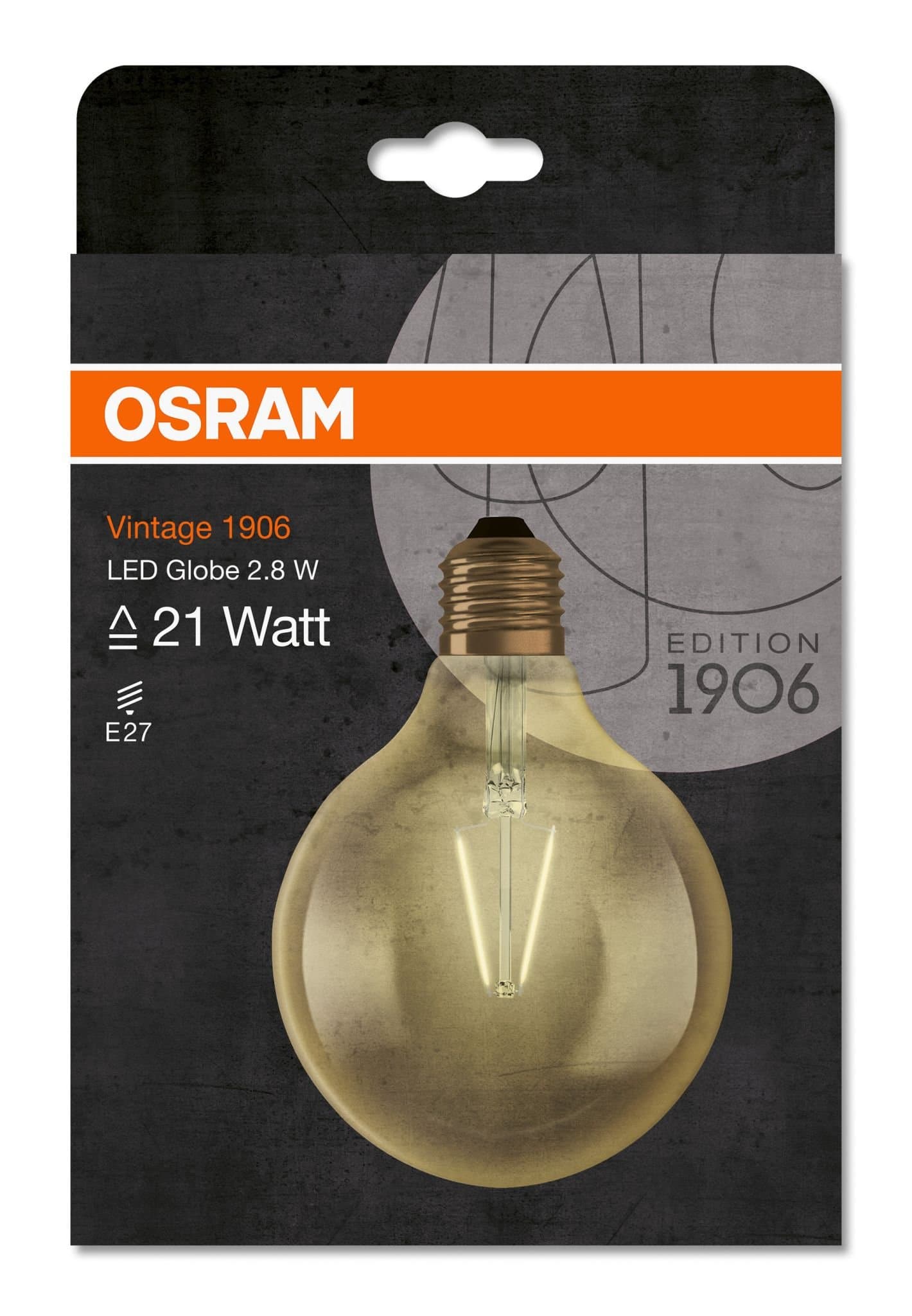 Osram Vintage 1906 LED 22 2.5 W/2500 K E27 4058075808980 — миниатюра 5