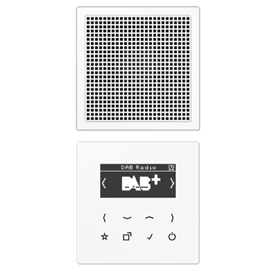 JUNG Цифровое радио DAB +, белый DABLS1WW