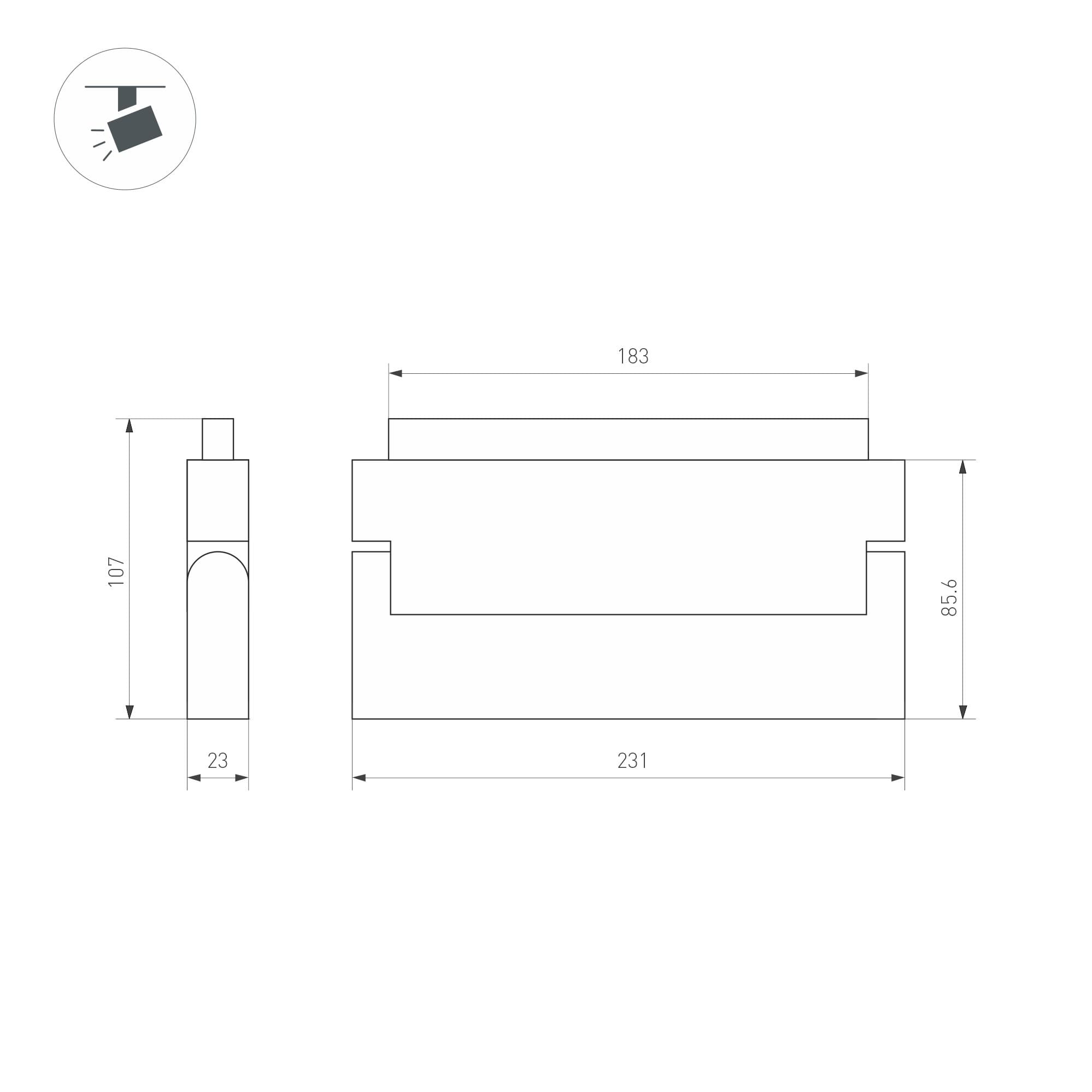 Arlight Светильник MAG-ORIENT-FLAT-FOLD-S230-12W Day4000 (WH, 80 deg, 48V, DALI) (IP20 Металл, 3 года) 035857 — миниатюра 4