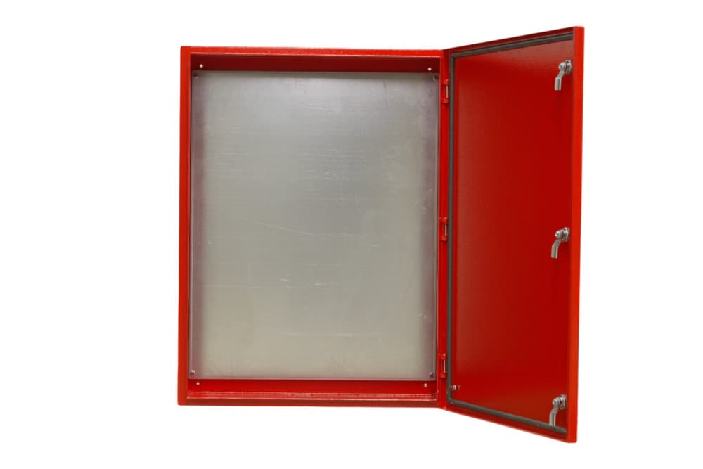 DEKraft Корпус металлический ЩРНМ IP55 600х600х200 RAL3020 — миниатюра 9