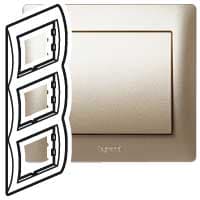 Legrand Galea Life Титан Рамка 3-я верт 771407 — миниатюра 2