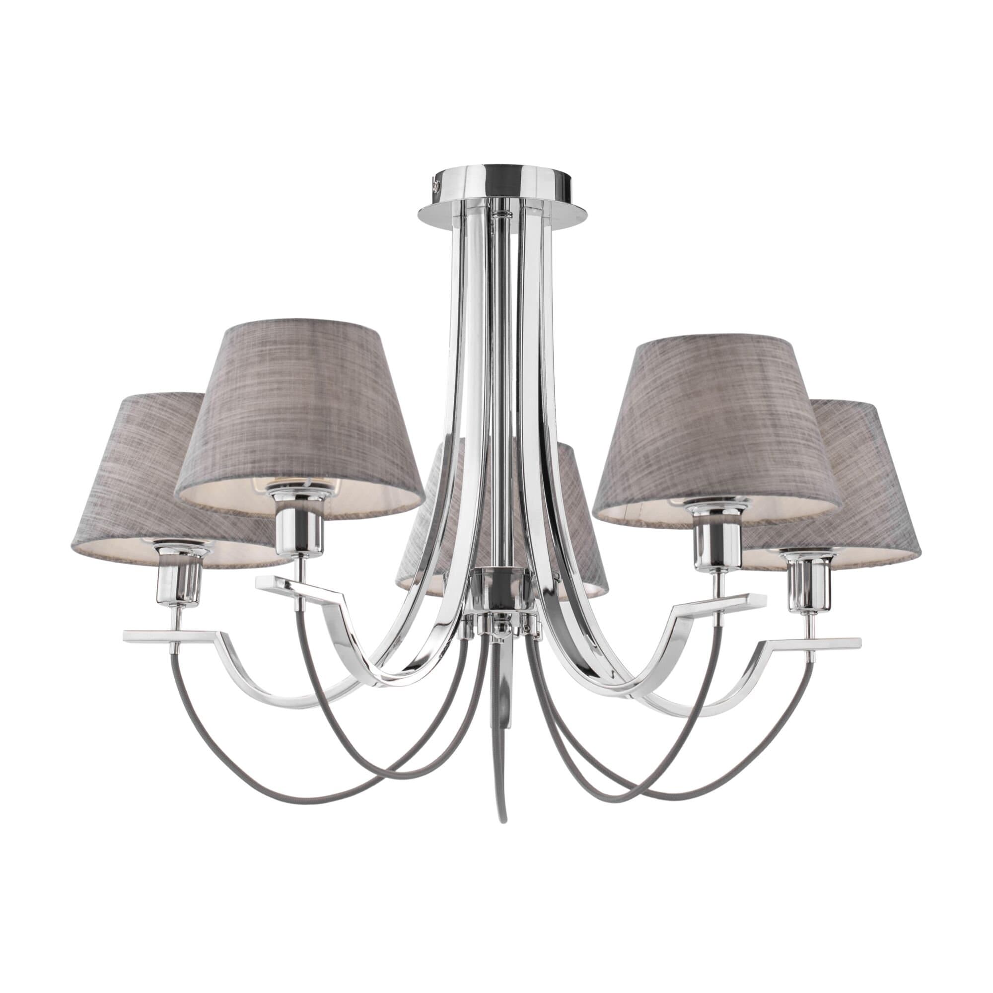 Freya Modern Felisa Хром Люстра E14 40W FR5019CL-05CH — миниатюра 2