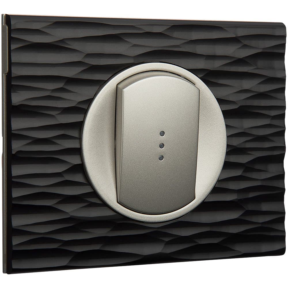 Legrand Celiane2 Corian Черный рифленый Рамка 1-я (2 мод) 069021 — миниатюра 7
