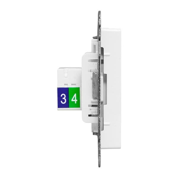 EKF Механизм розетки RJ11, белый Эпика — миниатюра 6