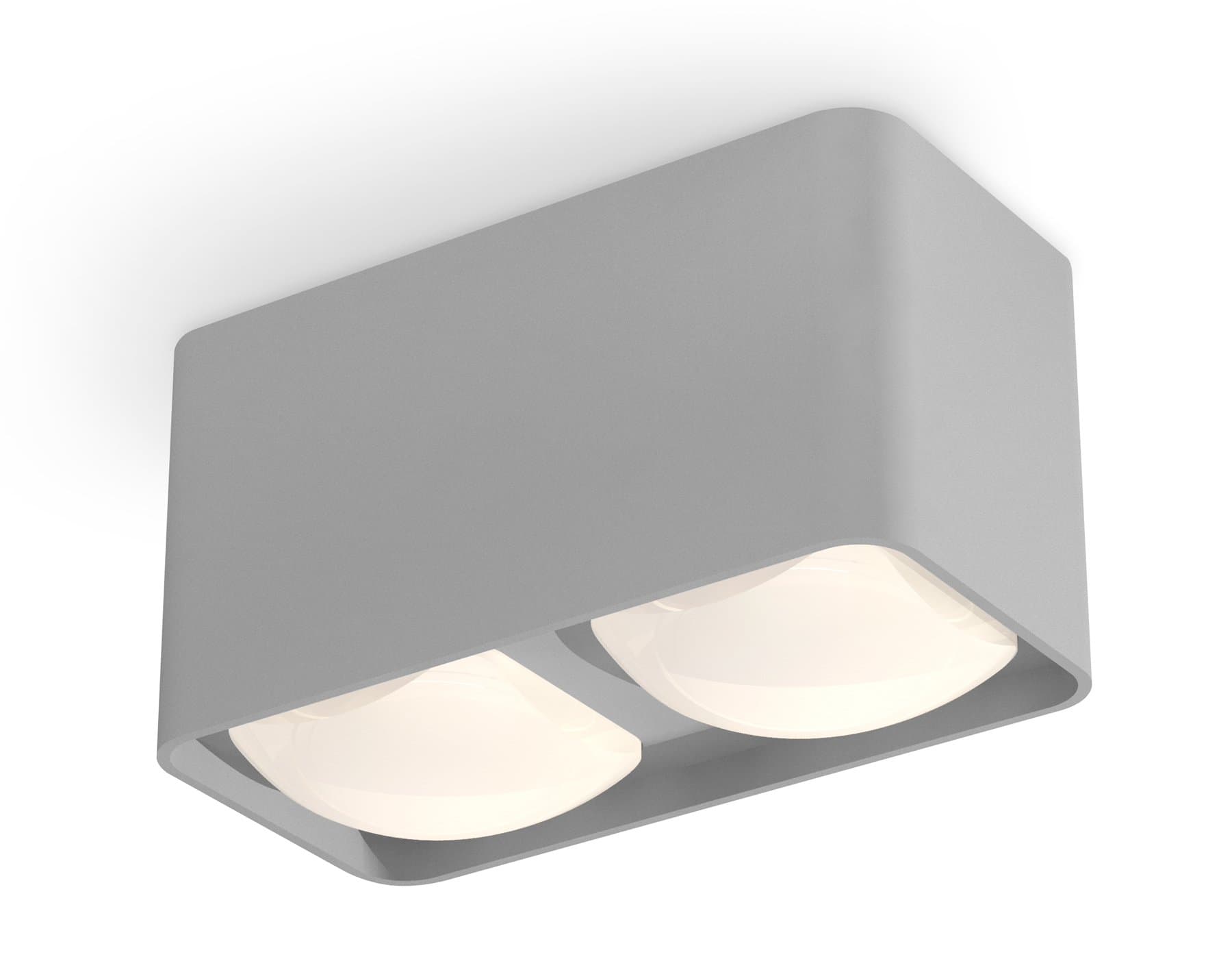 Ambrella Комплект накладного светильника с акрилом XS7852011 SGR/FR серый песок/белый матовый MR16 GU5.3 (C7852, N7756) — миниатюра 1