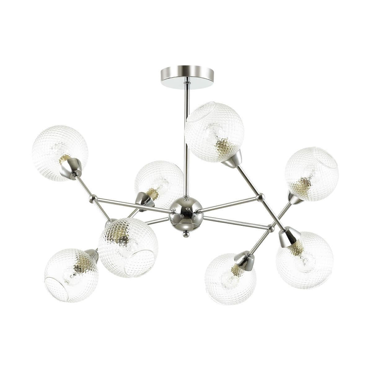 Lumion 4438/8C LN20 049 хром, стекло Люстра потолочная E14 8*40W 220V EVERLY — миниатюра 2