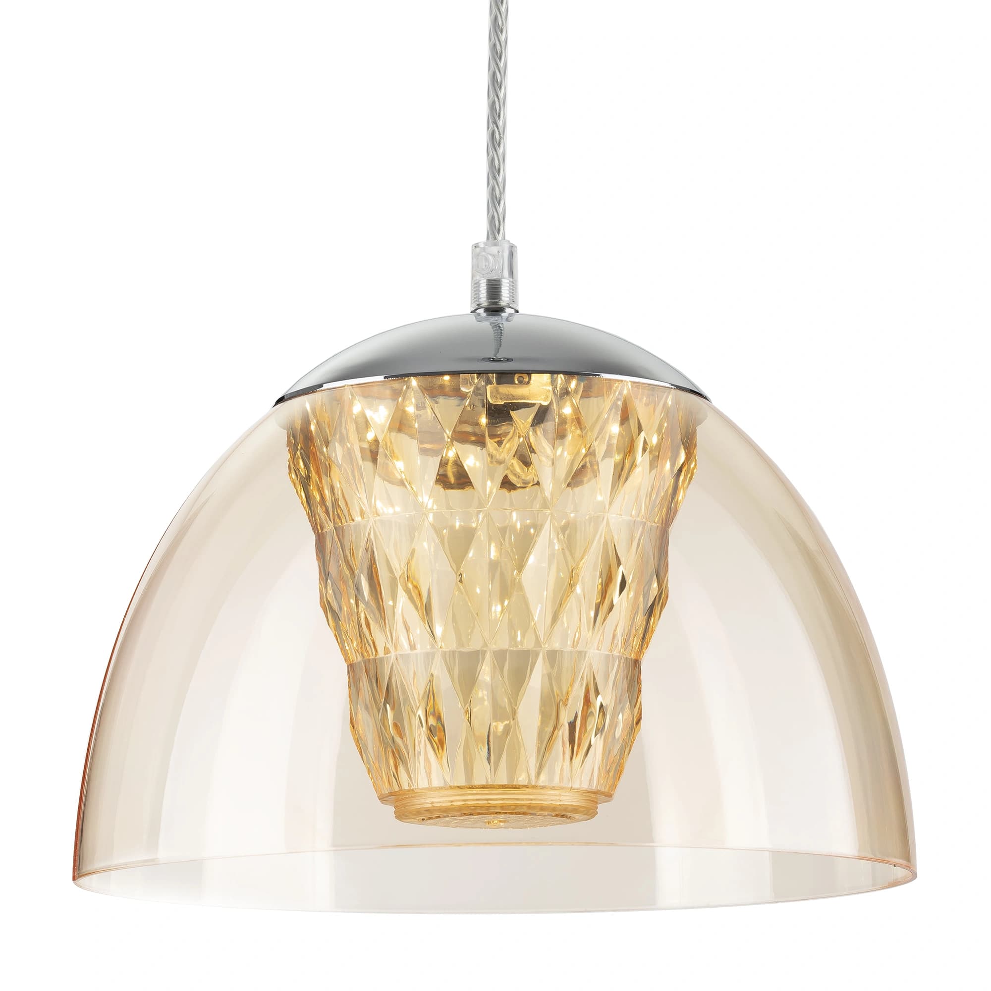 Citilux CL717112 Топаз Желтый Подвес — миниатюра 9
