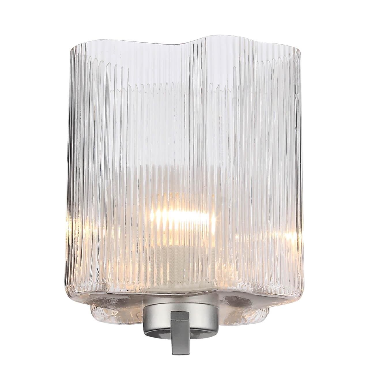 ST LUCE SL117.101.01 Бра Серебристый/Прозрачный E27 1*60W — миниатюра 2