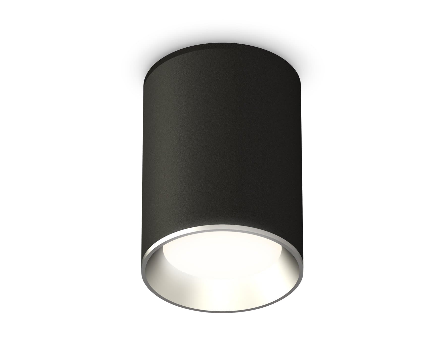 Ambrella Комплект накладного светильника XS6313002 SBK/PSL черный песок/серебро полированное MR16 GU5.3 (C6313, N6104)