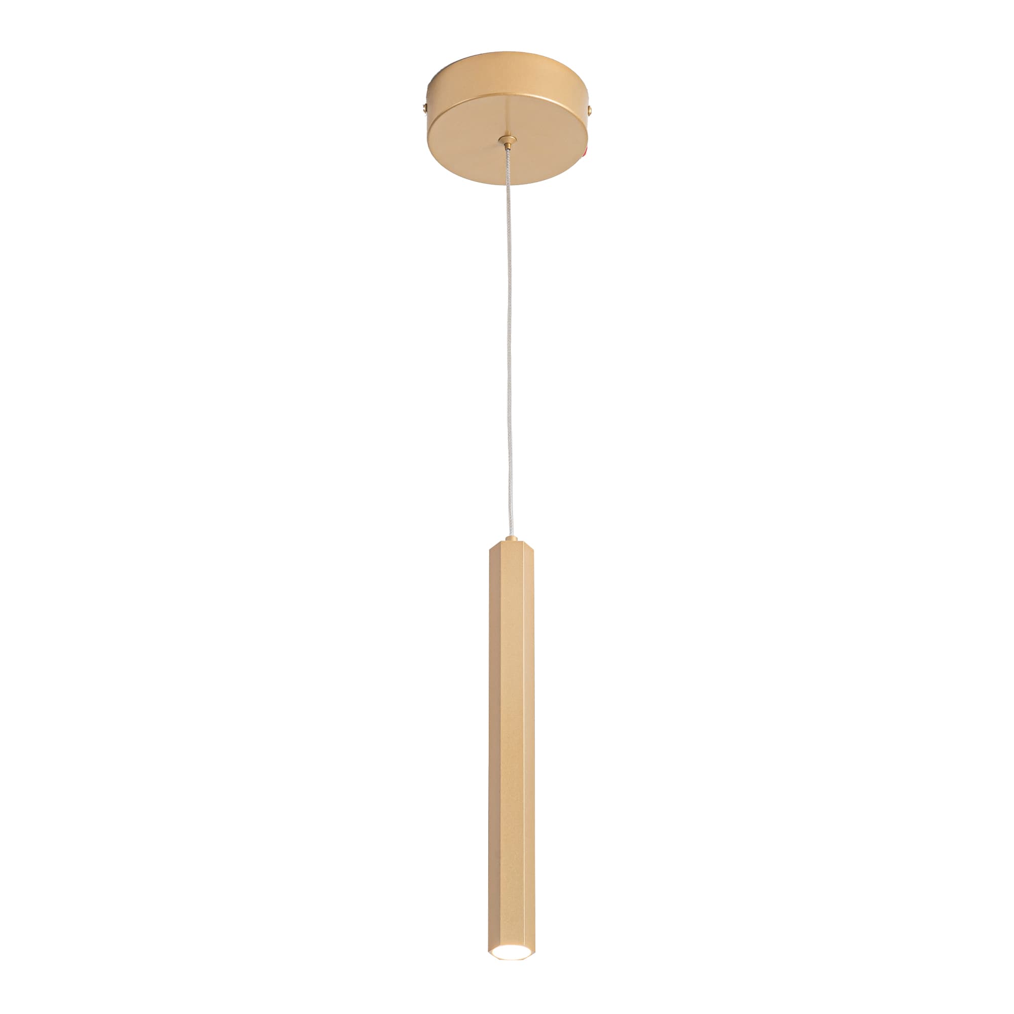 ST LUCE ST614.203.06 Светильник подвесной Золотистый/Золотистый LED 1*6W 4000K