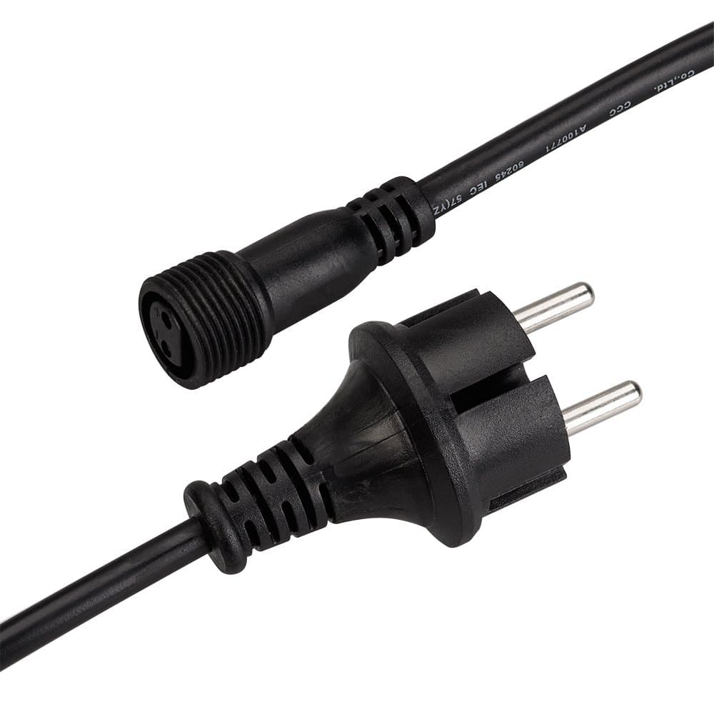 Arlight Шнур питания ARD-CLASSIC-BALL-LIVE-1.5M Black (230V, 1.6A) (Ardecoled, Закрытый) 025652 — миниатюра 1