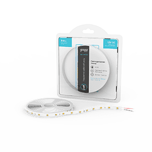 Gauss Лента Basic 12V 8W/m 900lm/m 4000K IP20 LED 3m 1/100 BT023 — миниатюра 1