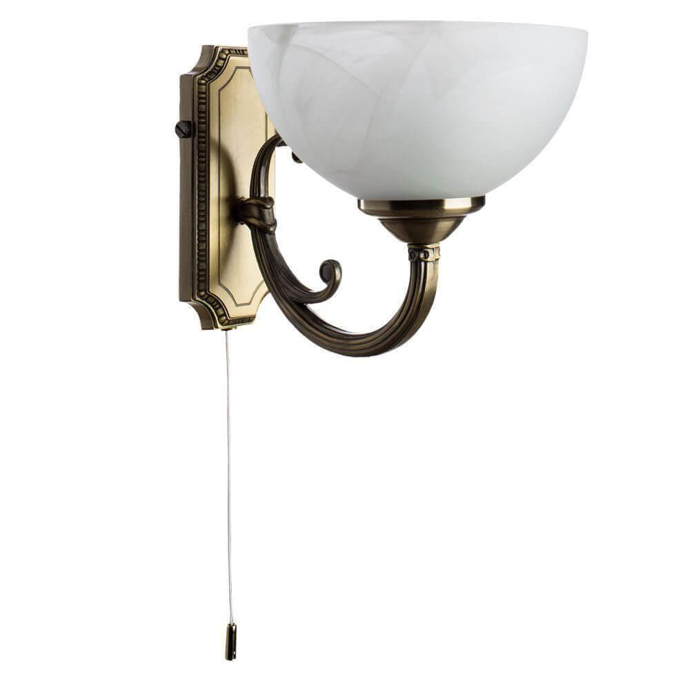 Arte Lamp Windsor Бронза/Белый Бра 40W E14 A3777AP-1AB — миниатюра 1