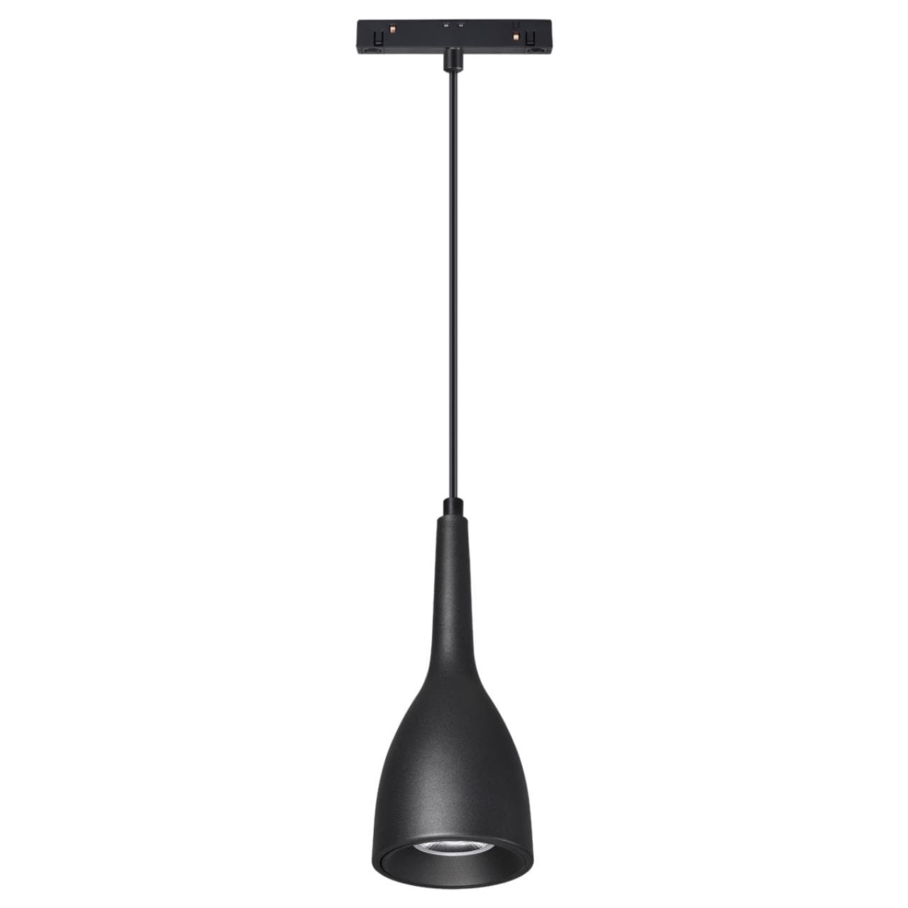 Novotech 358551 SHINO NT21 000 черный Трековый светильник для низков. шинопровода, длина провода 1м IP20 LED 4000K 12W 48V FLUM