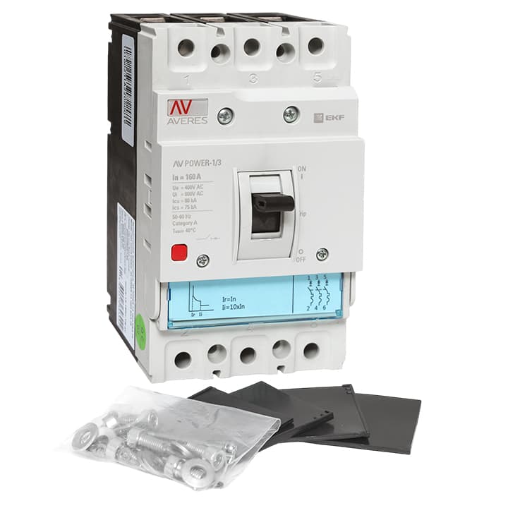 EKF Averes Автоматический выключатель AV POWER-1/3 160А 80kA TR