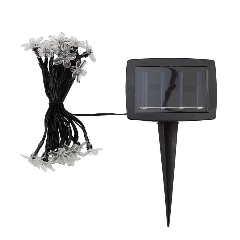 LAMPER Каскад Ночной букет LED 4 м с солнечной панелью и аккумулятором плюс 2 м 602-270