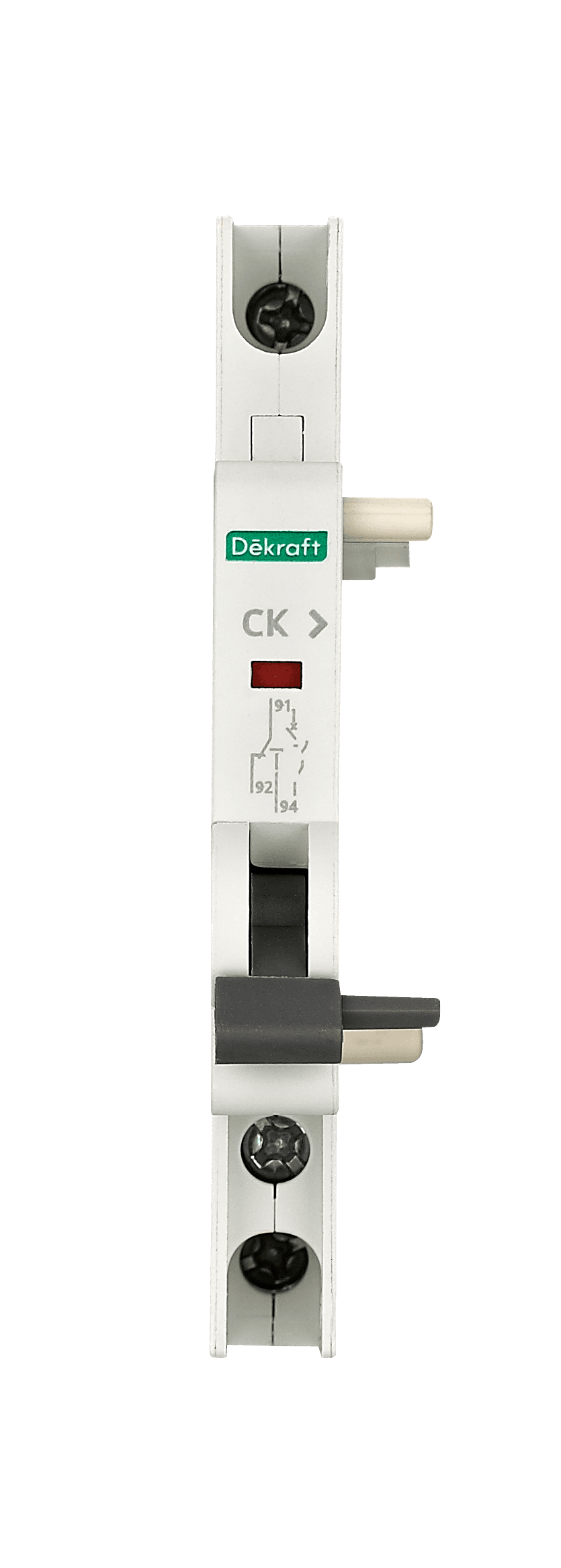 DEKraft Контакт сигнальный СК-201 AC-12：Ue/Ie:AC415В/3A, AC240В/6A DC-12：Ue/Ie:DC130В/1A, DC48В/2A, DC24В/6A — миниатюра 2