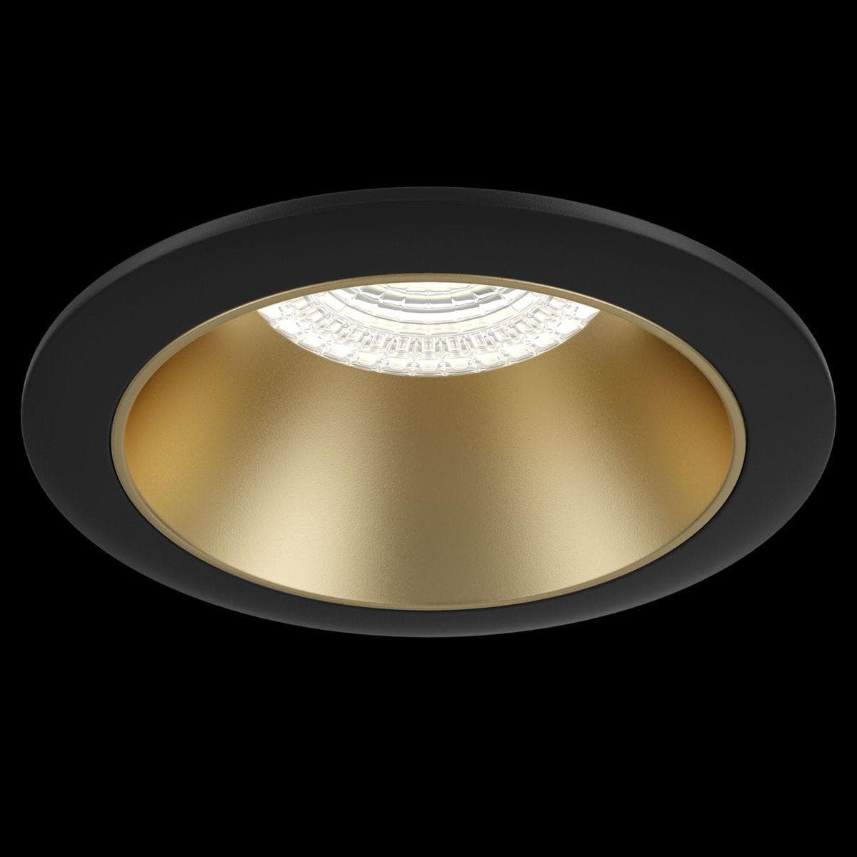 Maytoni Downlight Черный и Матовое золото Светильник встраиваемый (Набор) ( DL051-01B+DLA051-03MG) DL051-1BMG — миниатюра 7