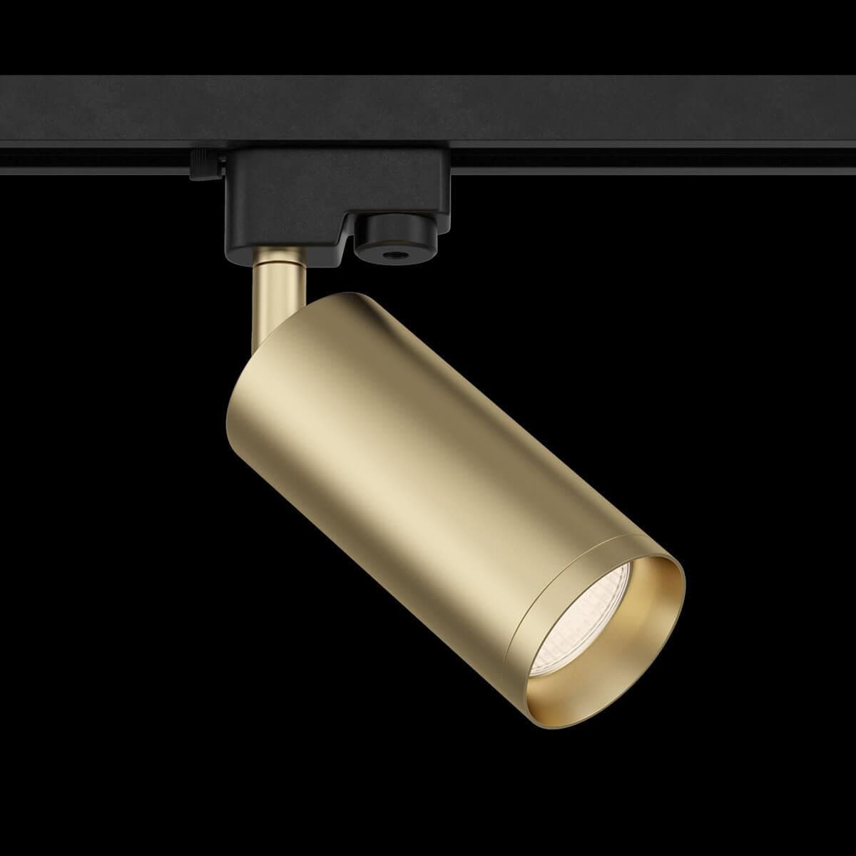 Maytoni Single phase track system Матовое Золото Светильник трековый TR004-1-GU10-MG — миниатюра 11