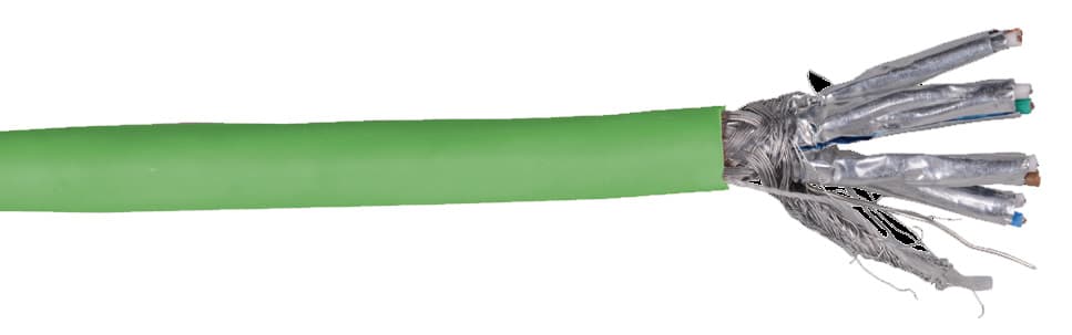IEK ITK Кабель связи витая пара S/FTP, кат.6A 4х2х23AWG solid, ПВХ, 305м, серый LC1-C6A04-611 — миниатюра 2