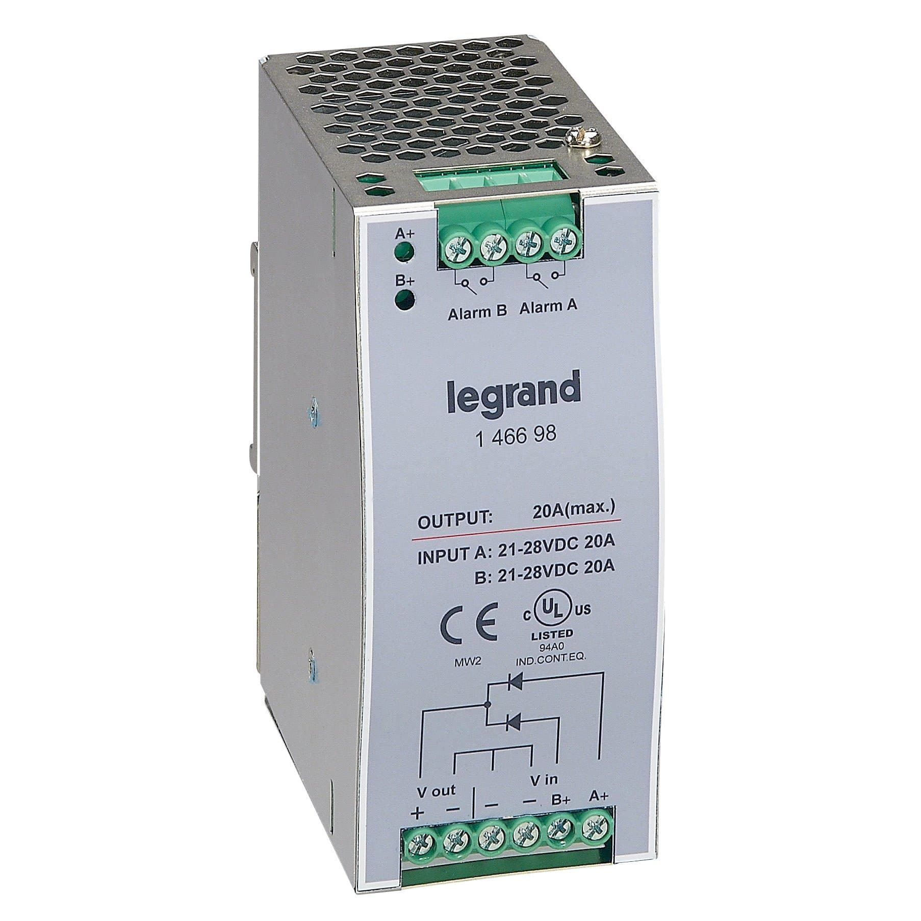 Legrand Модуль резер. имп. 2хИст.пит 24В 146698 — миниатюра 1