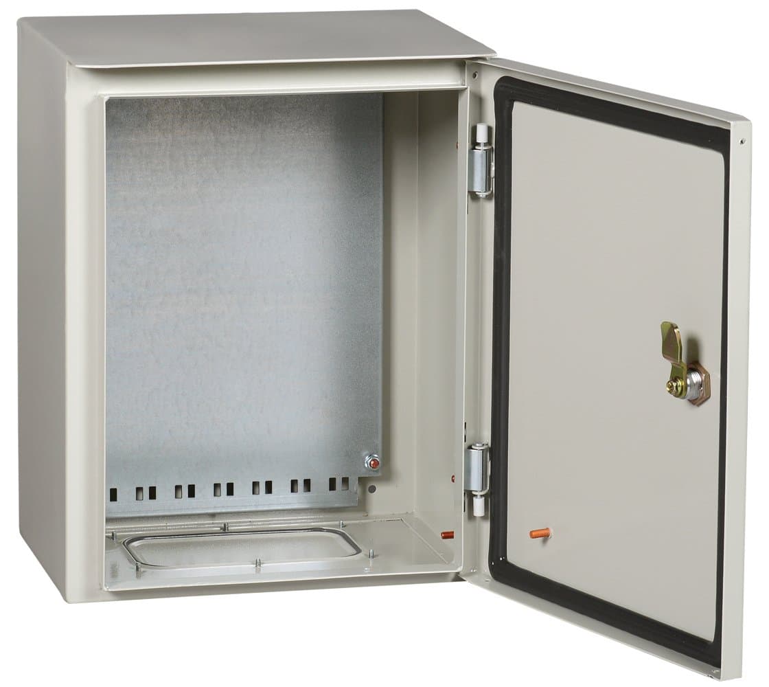 IEK Корпус металлический ЩМП-1-2 (395х310х220мм) У1 IP54 PRO YKM42-01-54-P — миниатюра 1