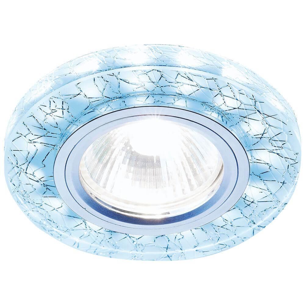 Ambrella Встраиваемый точечный светильник со светодиодной лентой S226 W/CH/C белый/серебро/MR16+3W(LED COLD)