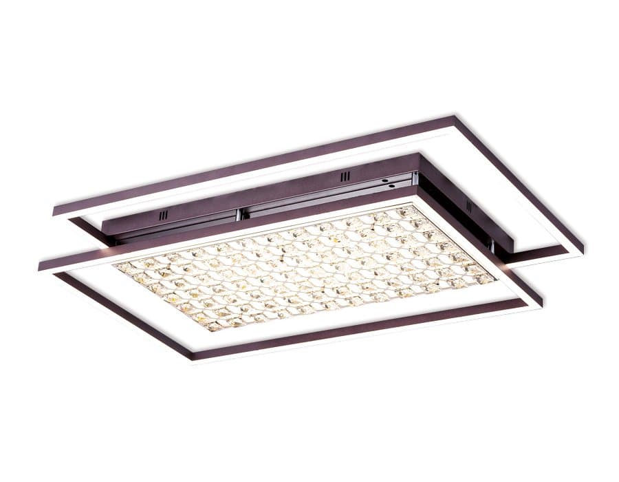 Ambrella Потолочный светодиодный светильник с пультом FA115 CF кофе 172W 960*660*110 (ПДУ РАДИО 2.4)