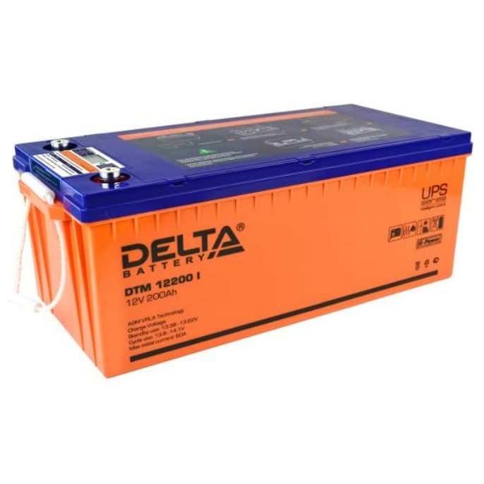 Delta Аккумуляторная батарея DTM 12200 I 12В/200Ач