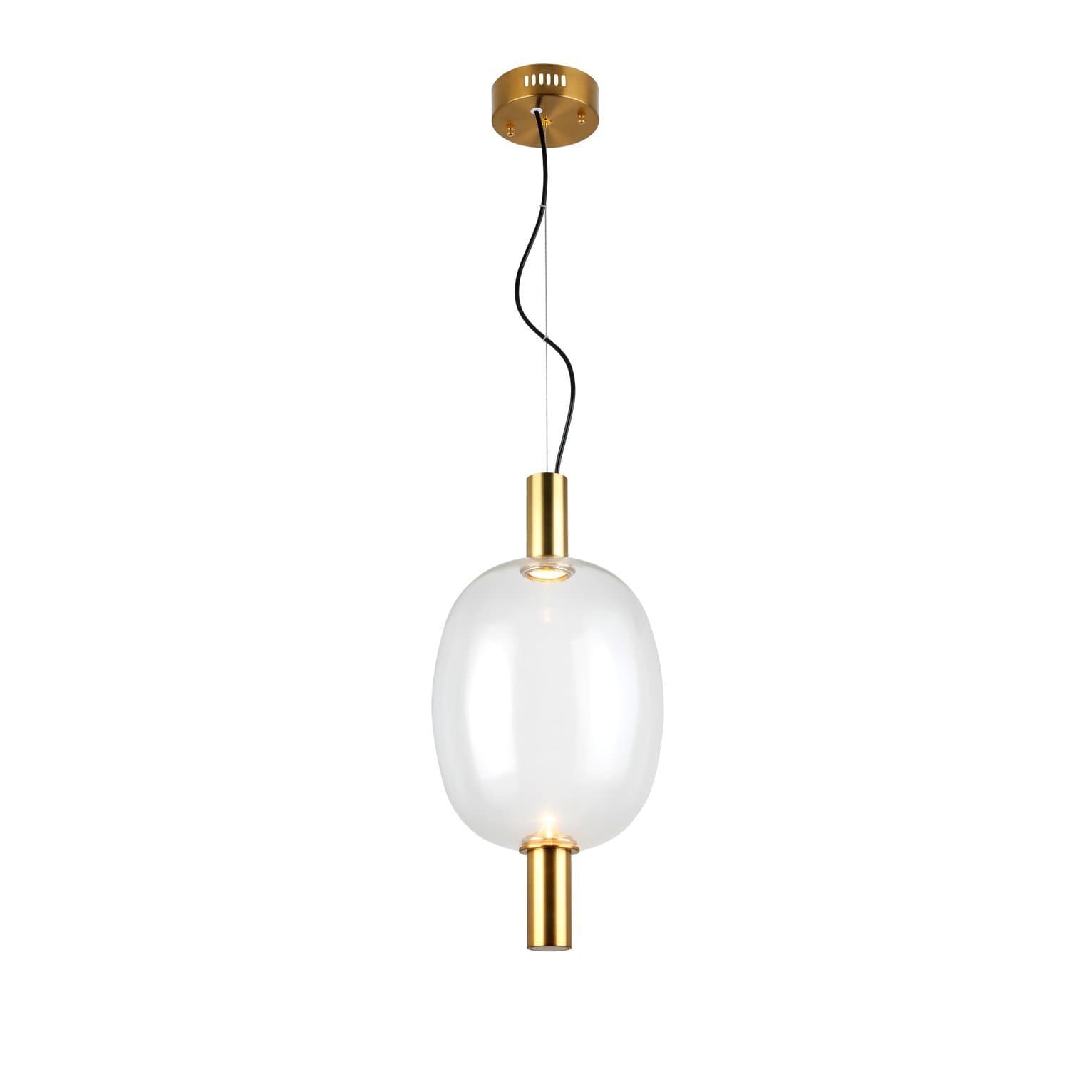 ST Luce SL1582.313.01 Светильник подвесной Бронзовый/Прозрачный LED 1*7W 2700K — миниатюра 1