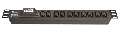 DKC Блок распределения питания (PDU) 19" 10A с автоматом 1P, Вых:8 C13, Вх:C14