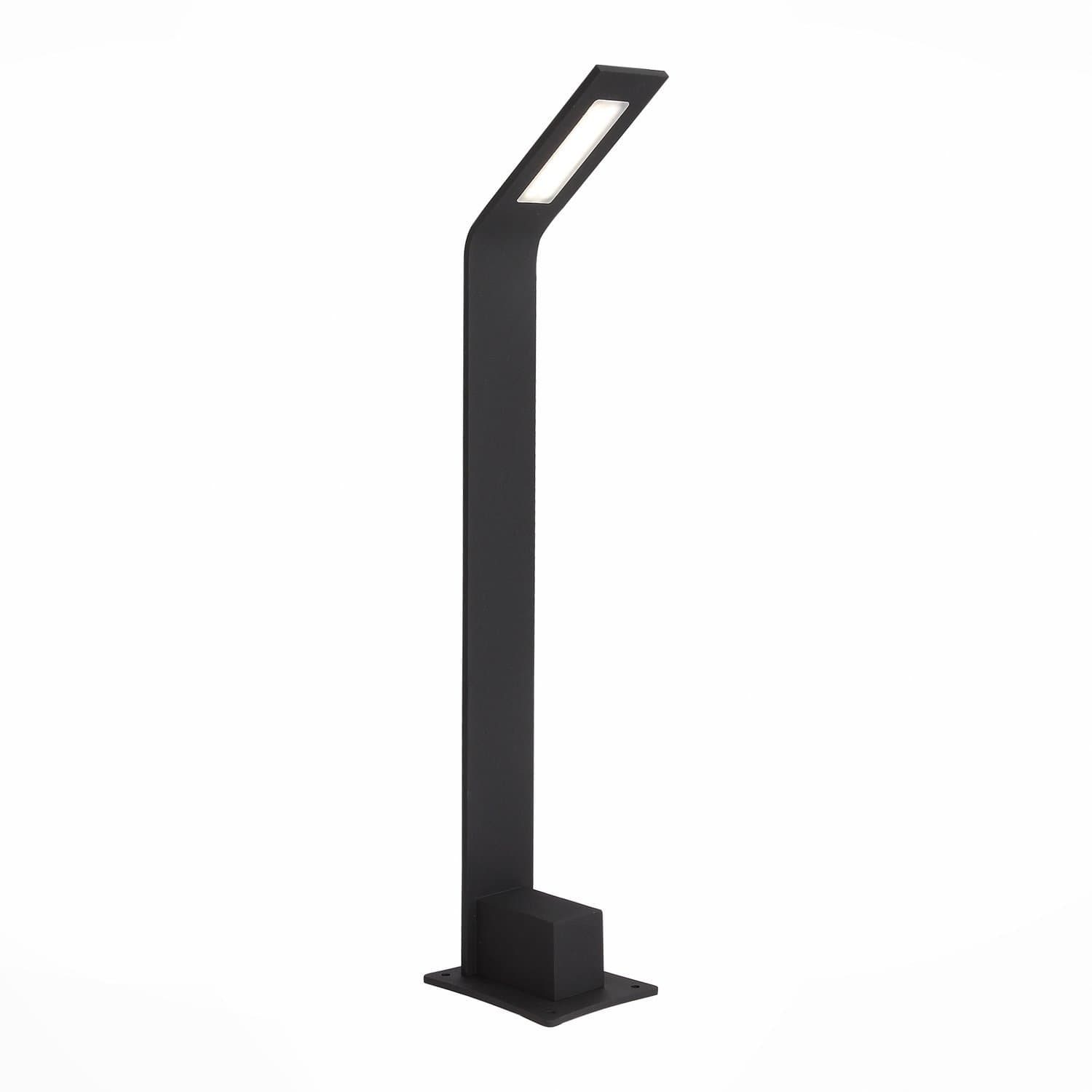 ST LUCE SL094.405.01 Светильник уличный наземный Черный/Черный LED 1*4W — миниатюра 1