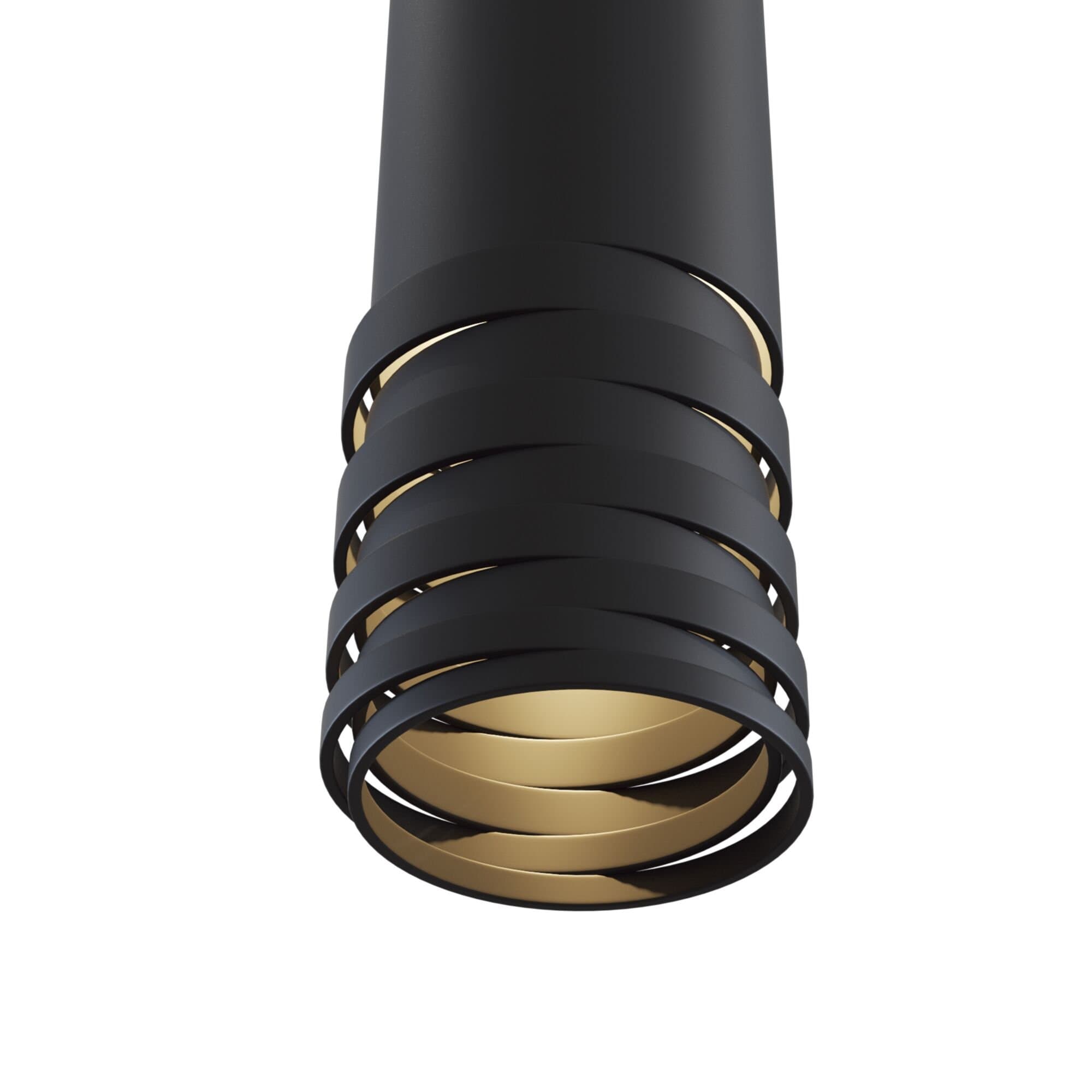 Maytoni Technical Kinzo Черный Подвесной светильник GU10 40W P025PL-01B — миниатюра 3