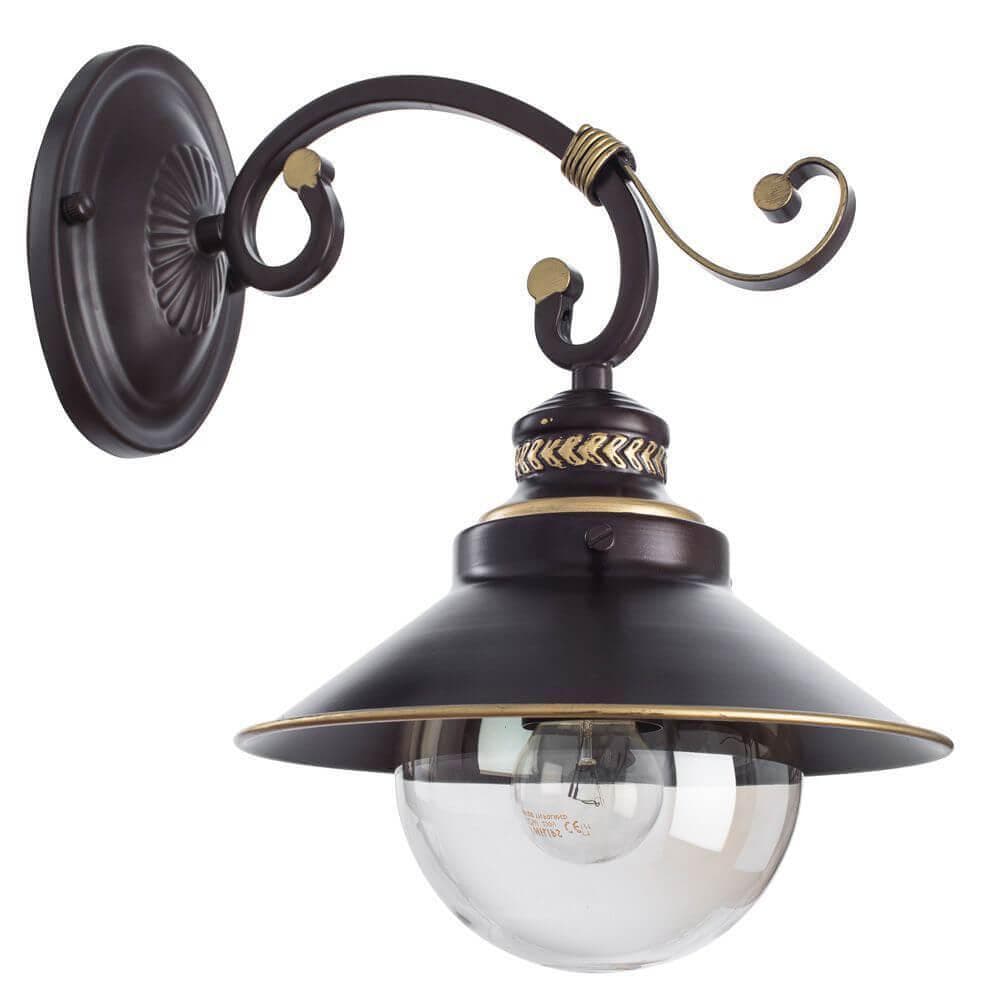 Arte Lamp Grazioso Коричневый/Прозрачный Бра 1x60W 1xE27 A4577AP-1CK
